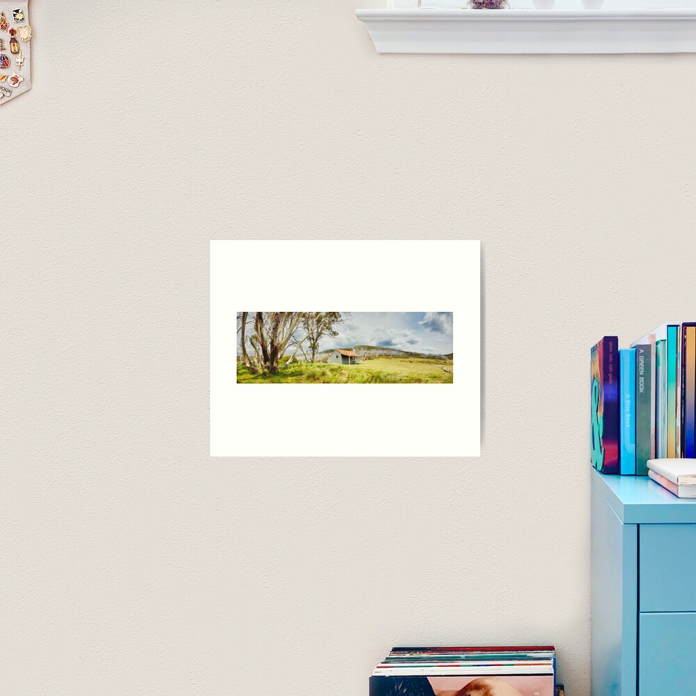 Bradleys & O'Briens Hut, Kosciuszko, New South Wales, Australia Art Print