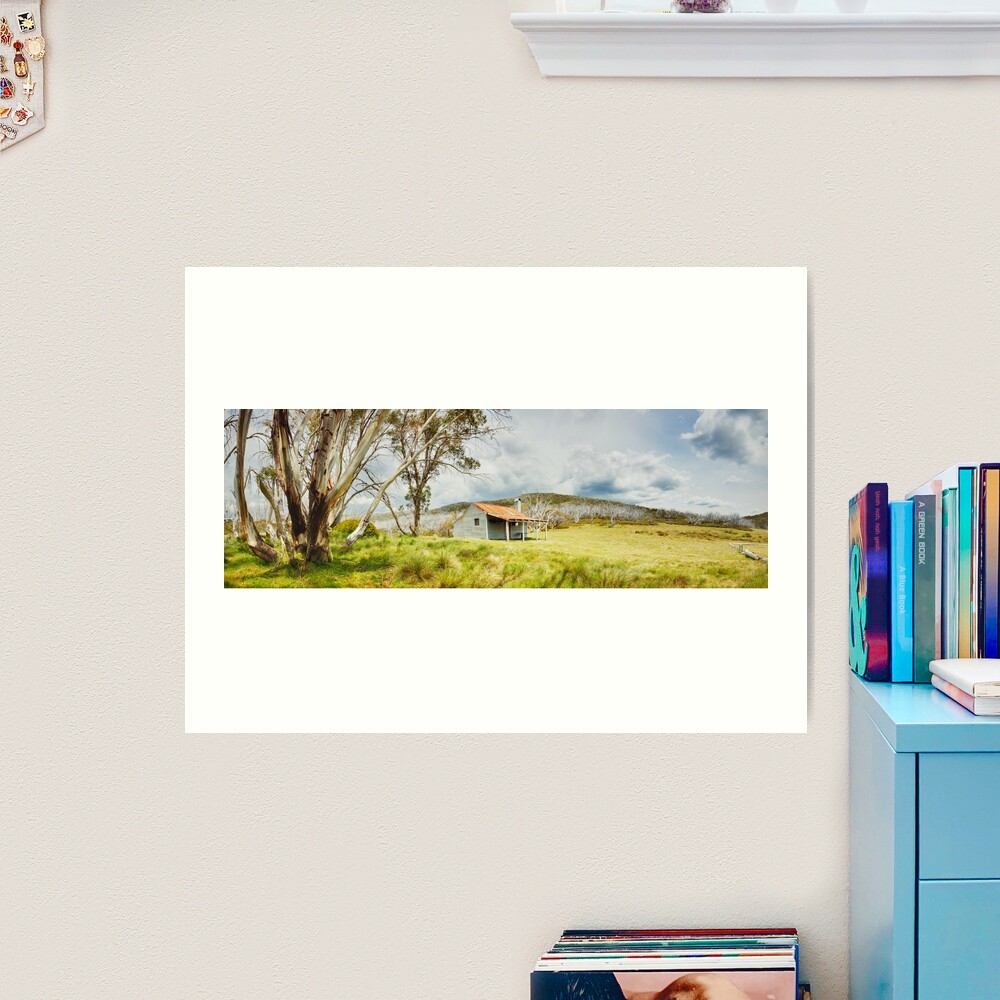 Bradleys & O'Briens Hut, Kosciuszko, New South Wales, Australia Art Print