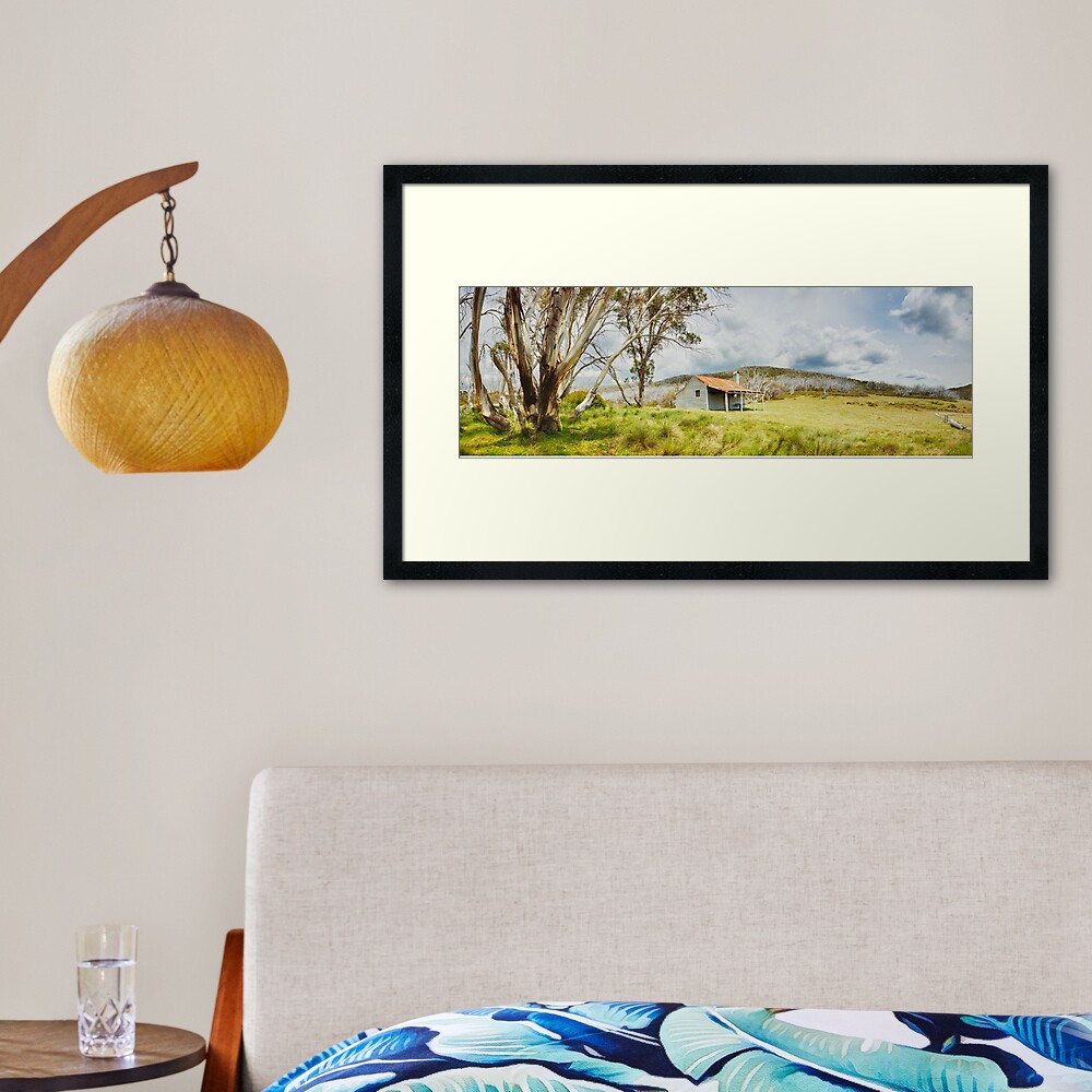 Bradleys & O'Briens Hut, Kosciuszko, New South Wales, Australia Framed Art Print