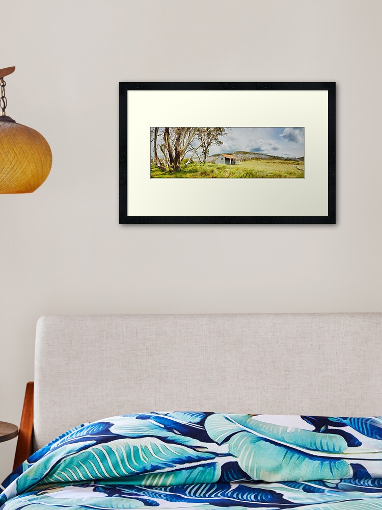 Thumbnail 2 of 7, Framed Art Print, Bradleys & O'Briens Hut, Kosciuszko, New South Wales, Australia designed and sold by Chockstone.