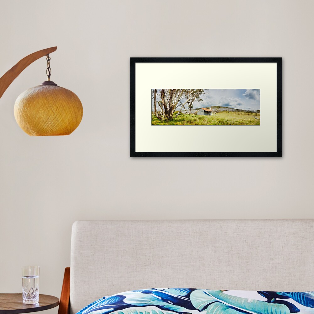 Bradleys & O'Briens Hut, Kosciuszko, New South Wales, Australia Framed Art Print