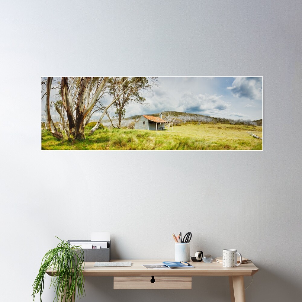 Bradleys & O'Briens Hut, Kosciuszko, New South Wales, Australia Poster