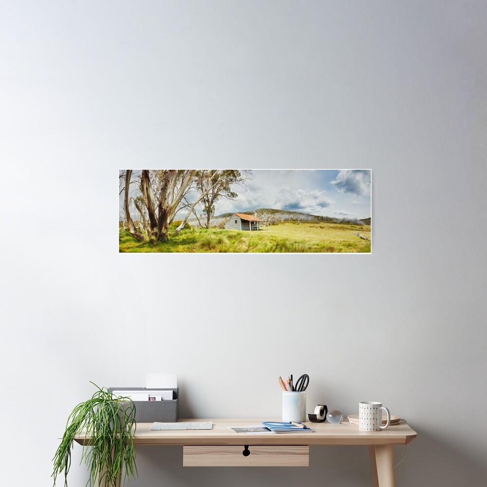 Bradleys & O'Briens Hut, Kosciuszko, New South Wales, Australia Poster