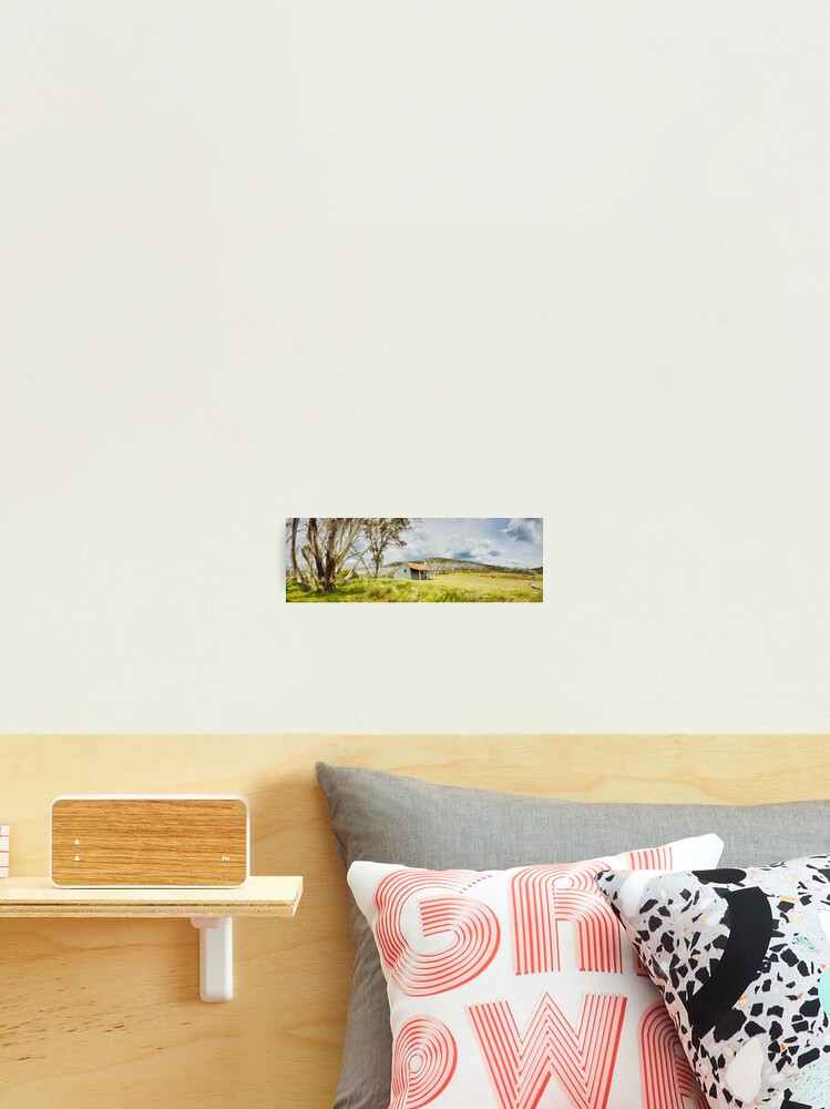 Thumbnail 2 of 3, Photographic Print, Bradleys & O'Briens Hut, Kosciuszko, New South Wales, Australia designed and sold by Chockstone.