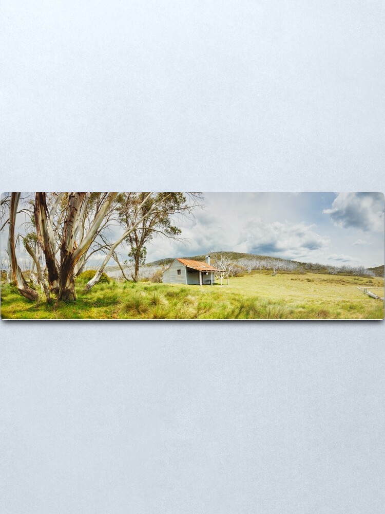 Alternate view of Bradleys & O'Briens Hut, Kosciuszko, New South Wales, Australia Metal Print