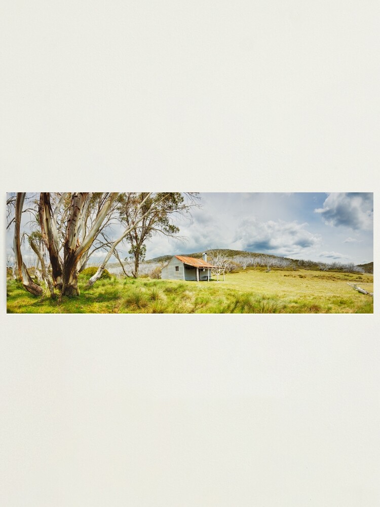 Alternate view of Bradleys & O'Briens Hut, Kosciuszko, New South Wales, Australia Photographic Print