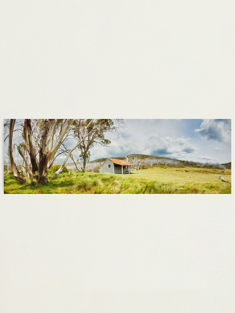 Alternate view of Bradleys & O'Briens Hut, Kosciuszko, New South Wales, Australia Photographic Print