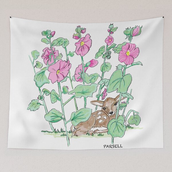 Item preview, Cervatillo en las malvas designed and sold by Judi Parsell.