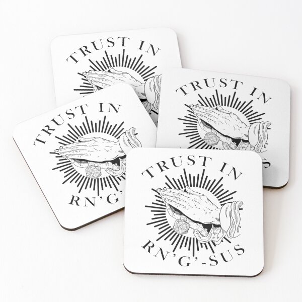 Item preview, TRUST IN RNG-SUS White designed and sold by Snorkelhead.