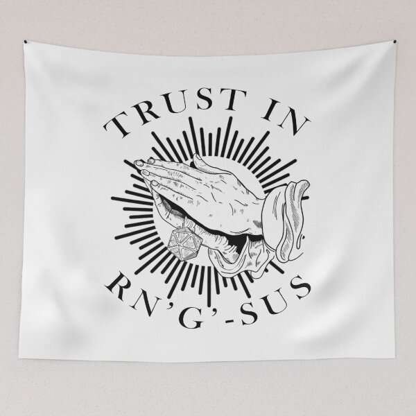 Item preview, TRUST IN RNG-SUS White designed and sold by Snorkelhead.