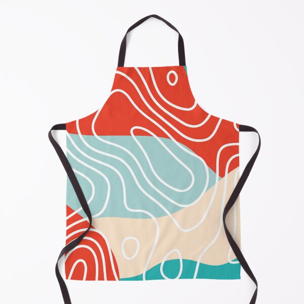 Item preview, Red waves. designed and sold by TaniaCreations.
