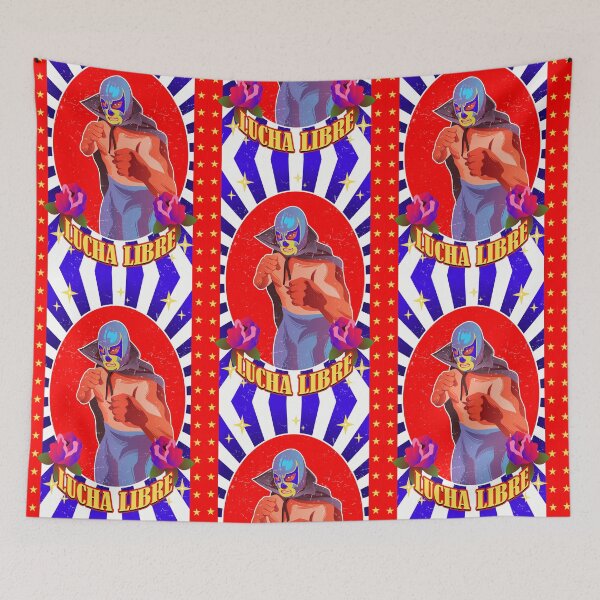 Item preview, Lucha Libre Luchador T-shirt designed and sold by Mexikawaii.