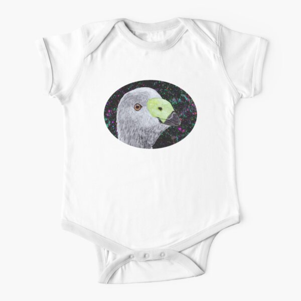 Trippy Goose Short Sleeve Baby One-Piece