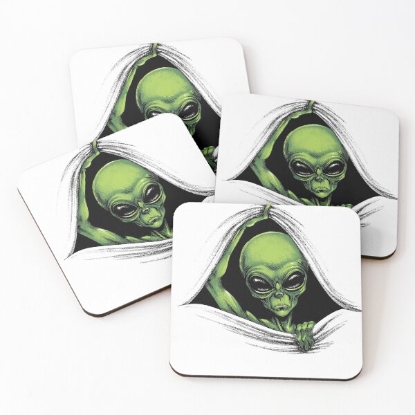 Item preview, Scary Peeking Alien Coming Out Of Your Wherever designed and sold by ctkrstudio.