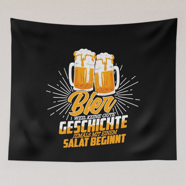 Artikelvorschau, Bier Weil keine gute Geschichte Jemals Mit Einem Salat entworfen und verkauft von Brigitte98.