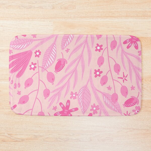 Item preview, Pink Flower & Leaves Pattern designed and sold by moxsto.
