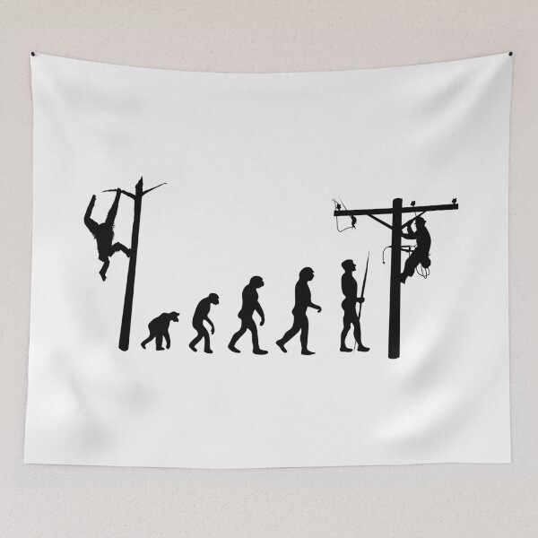 Item preview, the evolution of the electrician (black) designed and sold by acatalepsys.