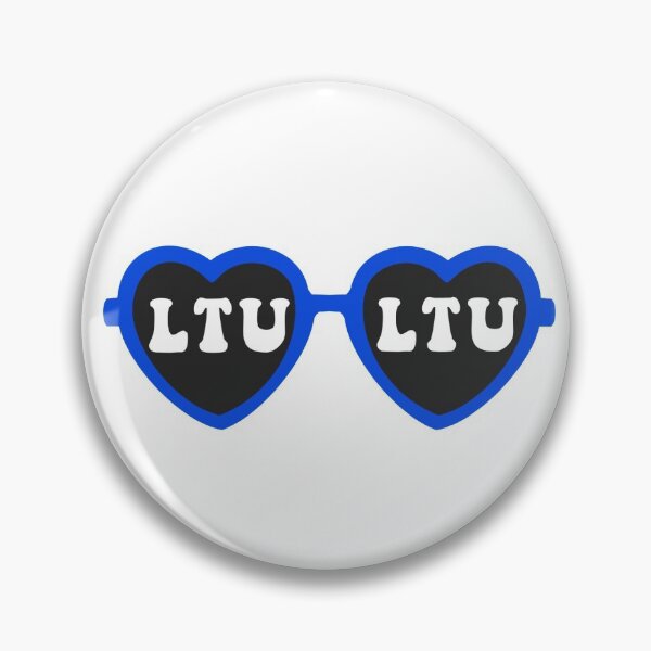 Item preview, ltu blue heart glasses version two designed and sold by shopsanguine.