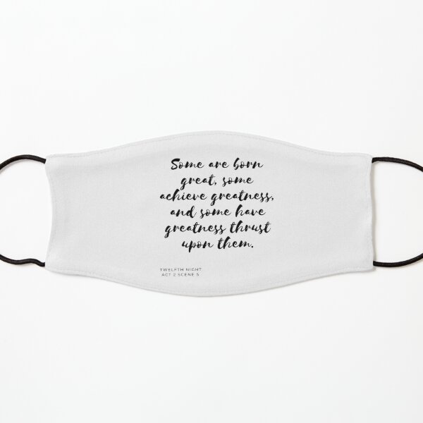 Some Are Born Great Kids Mask