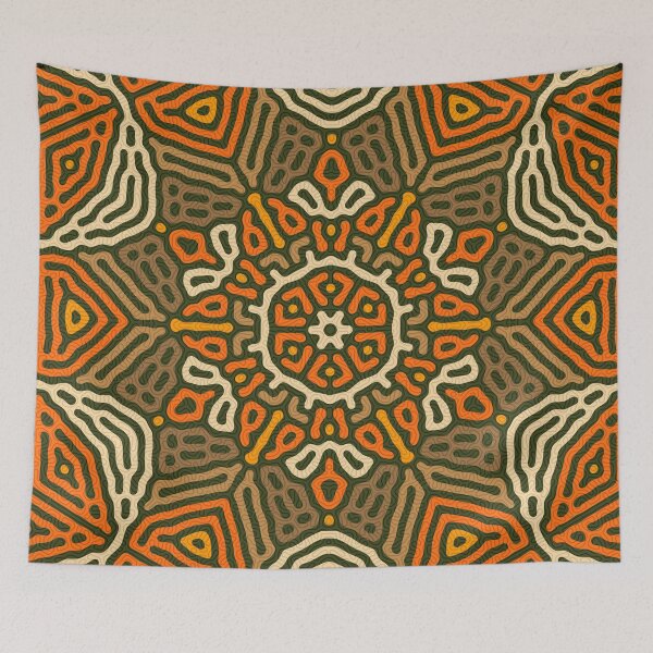 Item preview, Tribal Star - Reaction Diffusion Pattern designed and sold by enriquev242.