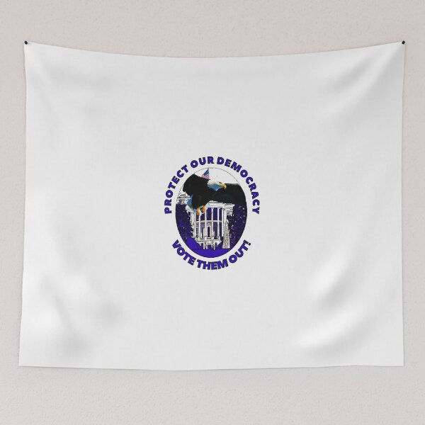 Item preview, “PROTECT OUR DEMOCRACY VOTE THEM OUT!” Apparel & Accessories designed and sold by Joanenices.