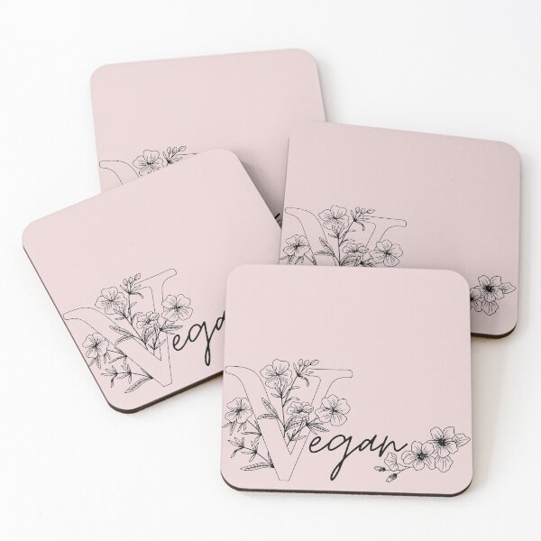 Item preview, Vegan with Floral Accents designed and sold by Craftysaurus.
