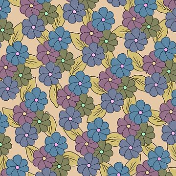 Artwork thumbnail, Retro Floral 4 by sofriedart