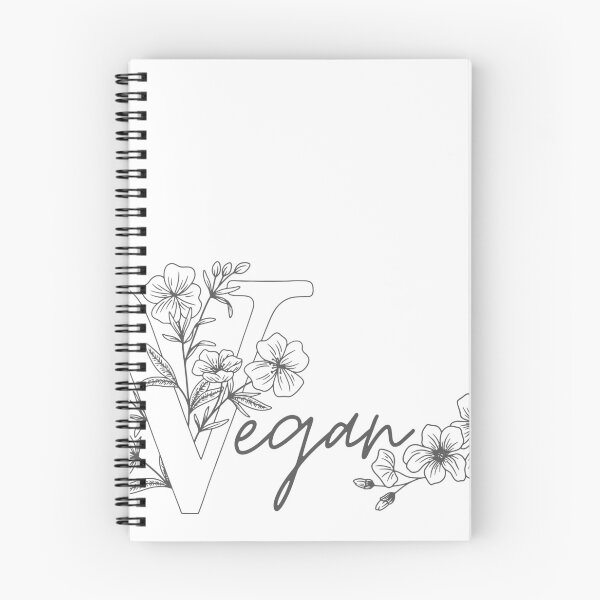 Item preview, Vegan with Floral Accents  designed and sold by Craftysaurus.
