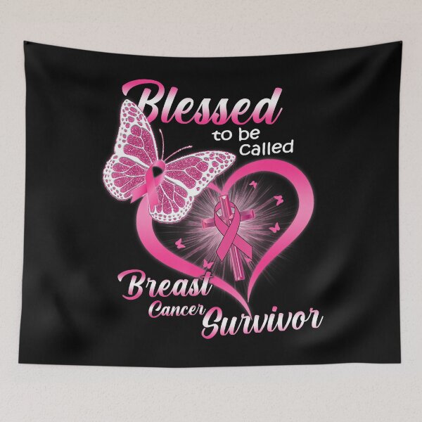 Item preview, Butterfly Blessed To Be Called Breast Cancer Survivor designed and sold by Giraud94.