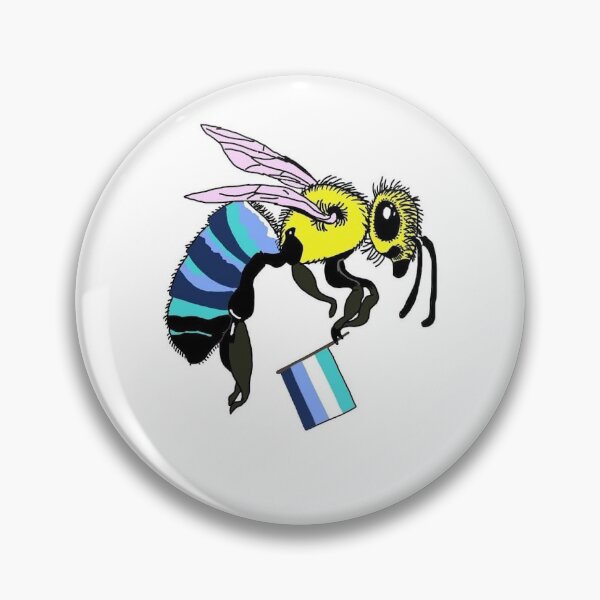 Item preview, Oriented AroAce Pride Bee designed and sold by JaimeWinchester.