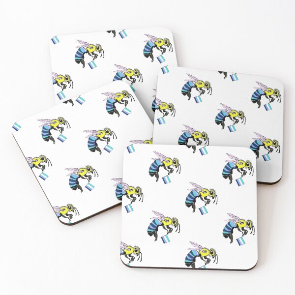 Item preview, Oriented AroAce Pride Bee designed and sold by JaimeWinchester.
