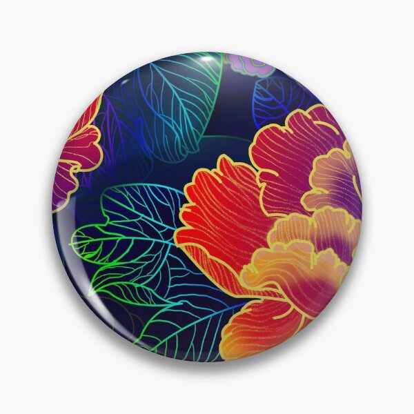 Item preview, BEES AROUND COLORFUL FLOWER designed and sold by Lisa Johnson.