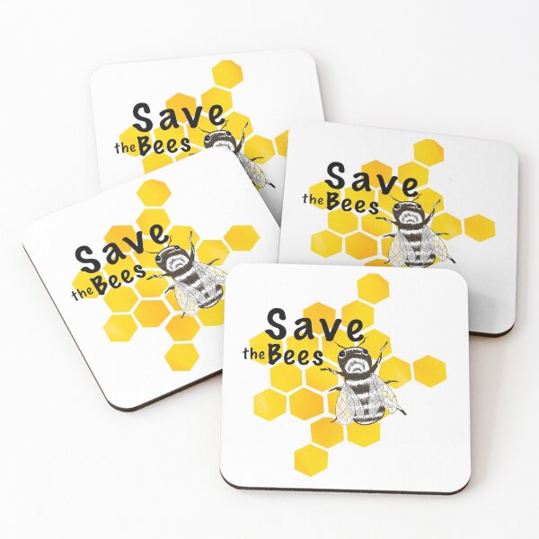 Item preview, Save the Bees Honeycomb designed and sold by h DESIGNS.