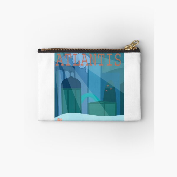 Item preview, Atlantis Travel Poster designed and sold by Enchanted Melody.
