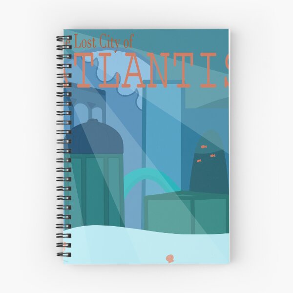 Item preview, Atlantis Travel Poster designed and sold by Enchanted Melody.
