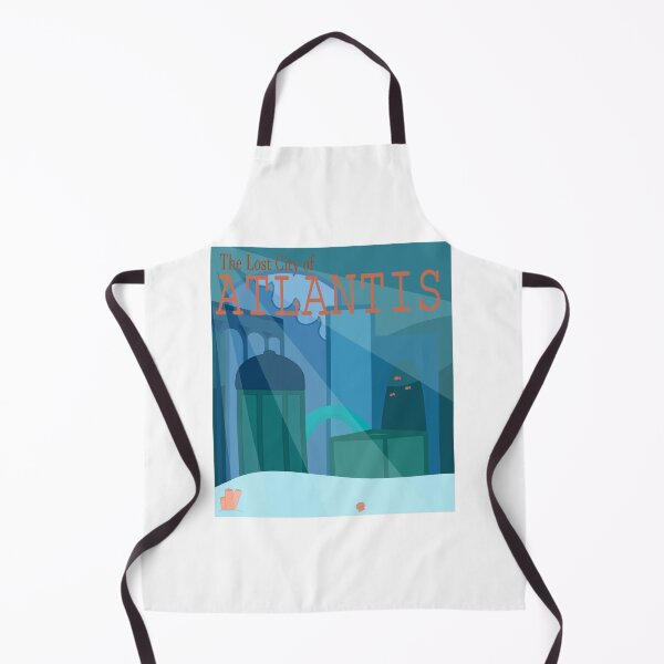 Item preview, Atlantis Travel Poster designed and sold by Enchanted Melody.