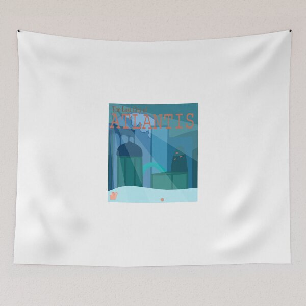 Item preview, Atlantis Travel Poster designed and sold by Enchanted Melody.