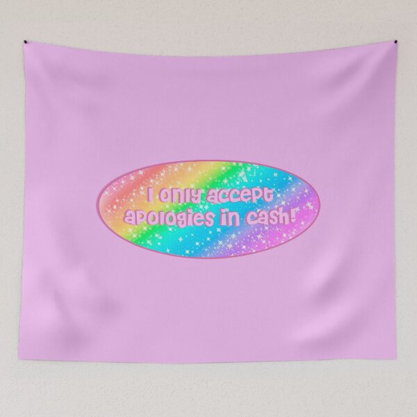 Item preview, I only accept apologies in ca$h designed and sold by anitaogata.