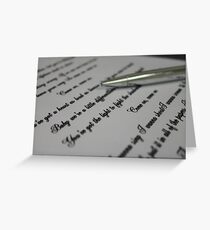 Narrative Greeting Card