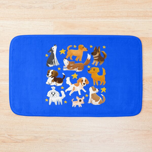 Item preview, Dog pattern with stars designed and sold by JenChibi.