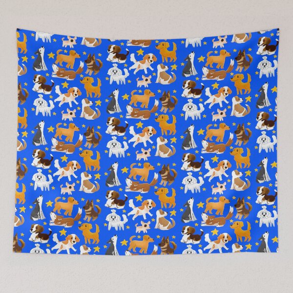 Item preview, Dog pattern with stars designed and sold by JenChibi.