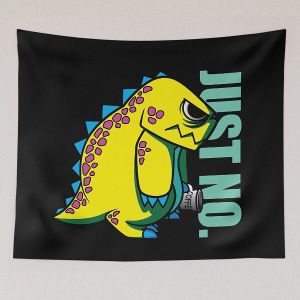 Item preview, Groggy yellow dragon needs coffee before work designed and sold by TiffanyYau.