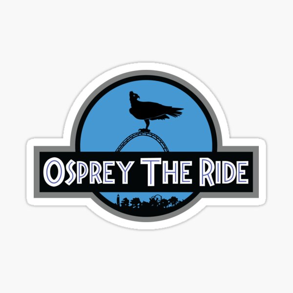 Osprey The Ride - Velocicoaster Design Sticker