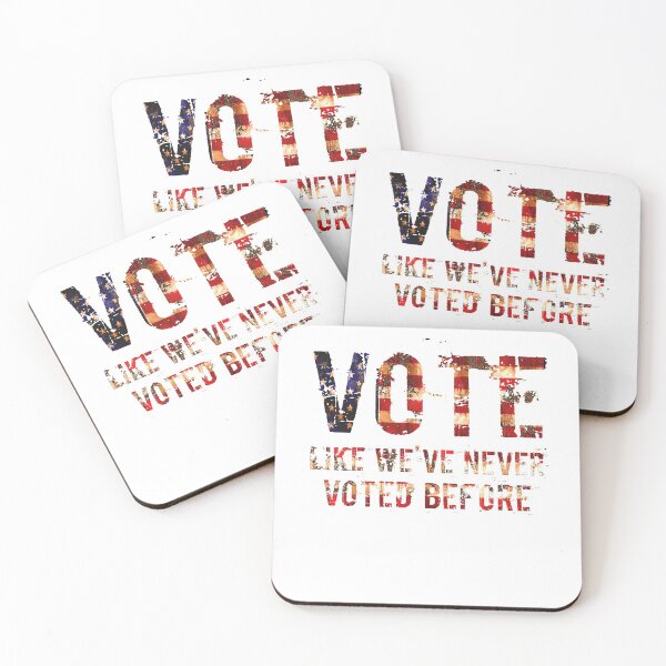 Item preview, Vote like We've Never Voted Before designed and sold by Andrea Lina.