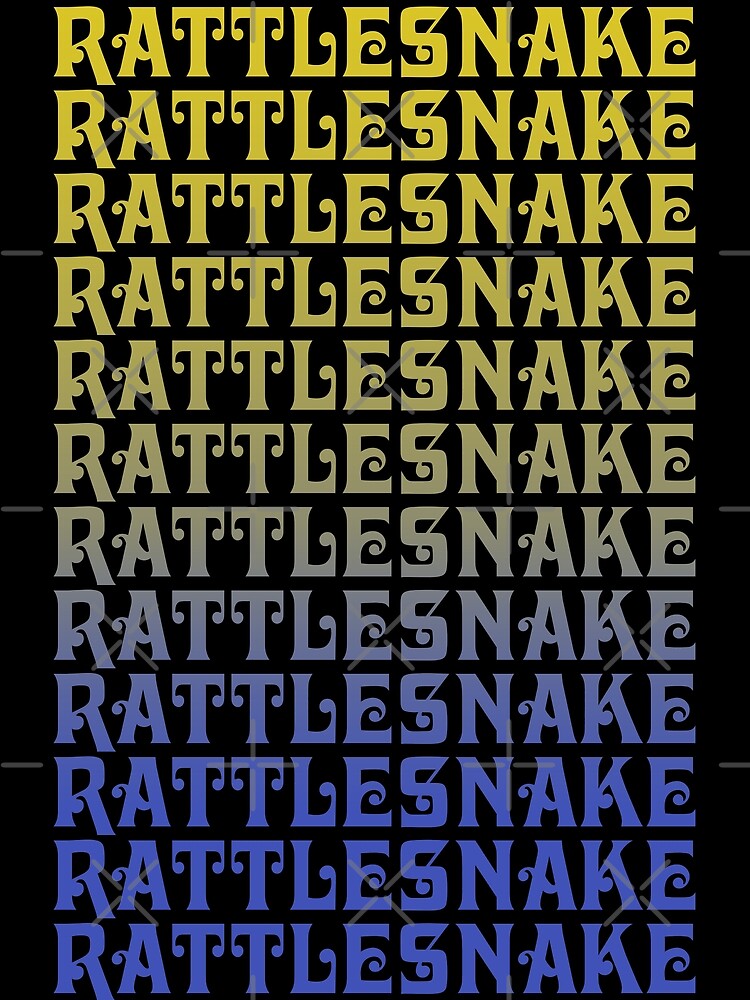 "King Gizzard Rattlesnake" Poster for Sale by jimmyzee Redbubble