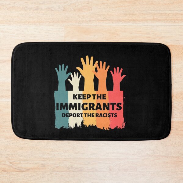 Item preview, Keep The Immigrants Deport The Racists designed and sold by Combistudios.