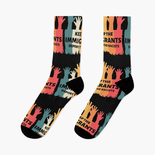 Item preview, Keep The Immigrants Deport The Racists designed and sold by Combistudios.