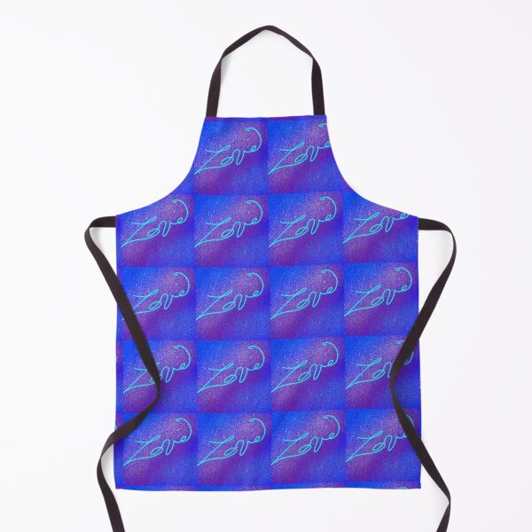 Aperçu de l'œuvre Peinture numérique en aérosol par conception «Love» bleu, violet, rouge, blanc créée et vendue par Stephanie Janae Schork.