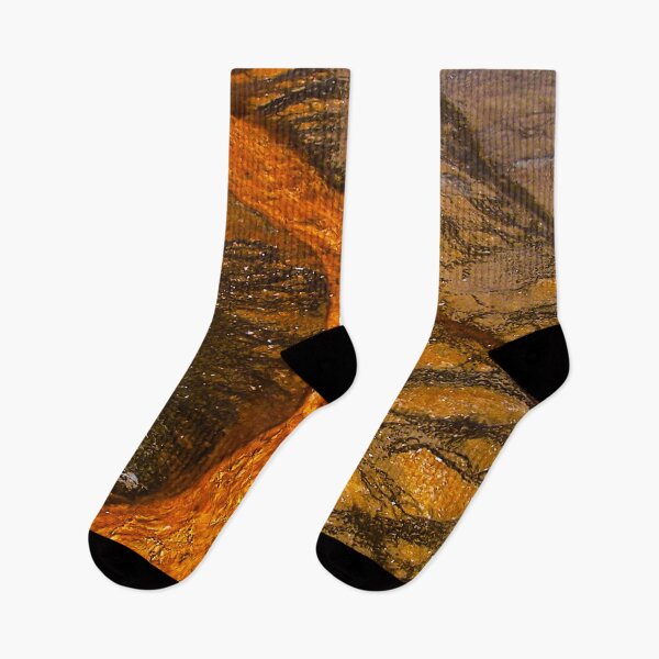 Item preview, Minerals and Algae create swaths of abstract colors around thermal volcanic hot springs designed and sold by BoxOfGraphics.