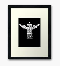 TARDIS AIRLINE Framed Print